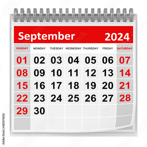 Calendar - September 2024