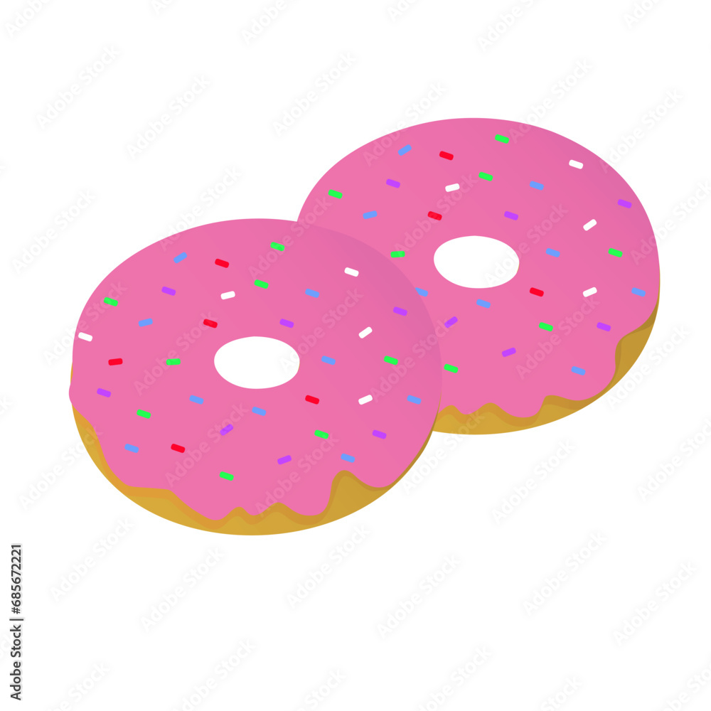 donut with sprinkles donut with sprinkles
