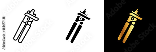 An essential and practical icon representing a can opener, symbolizing kitchen utility, culinary ease, and effortless opening of cans for convenient meal preparation.