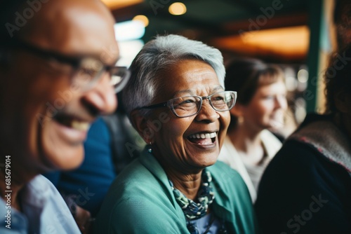 Experience the lively spirit of seniors in a candid dance—vibrant, joyful, and full of vitality. This image celebrates companionship and an active lifestyle, defining the essence of retirement © Martin