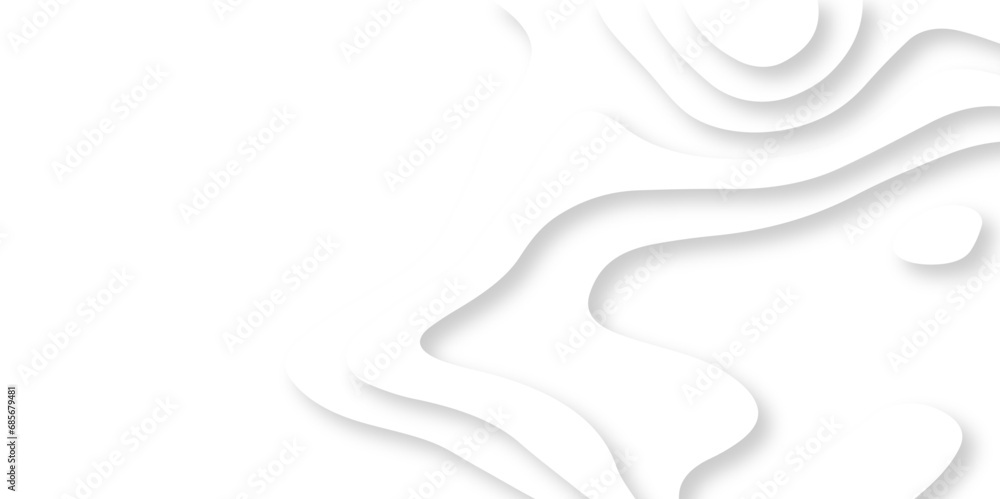 Abstract wavy line 3d paper cut white background. Topographic canyon geometric map relief texture with curved layers and shadow. Abstract realistic papercut decoration textured with wavy layers
Abstract wavy line 3d paper cut white background. Topographic canyon geometric map relief texture with curved layers and shadow. Abstract realistic papercut decoration textured with wavy layers