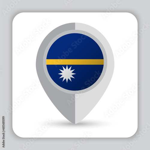 Nauru Flag Pin Map Icon Free Download Nauru Flag Pin Map Icon - GFXLoad