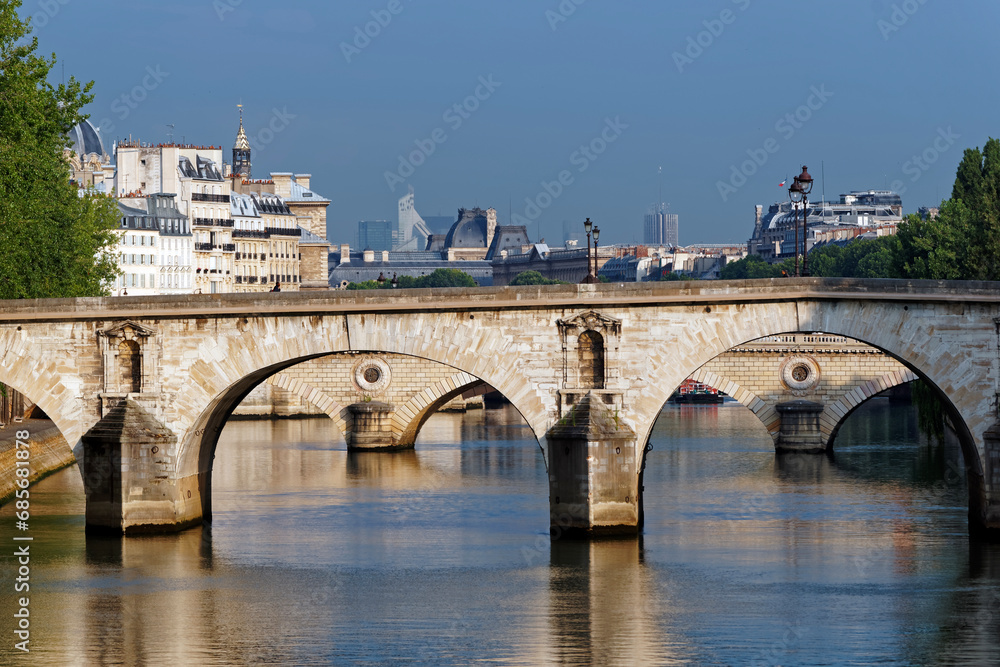 The pont Marie bridge in the 1st arrondissement of Paris city