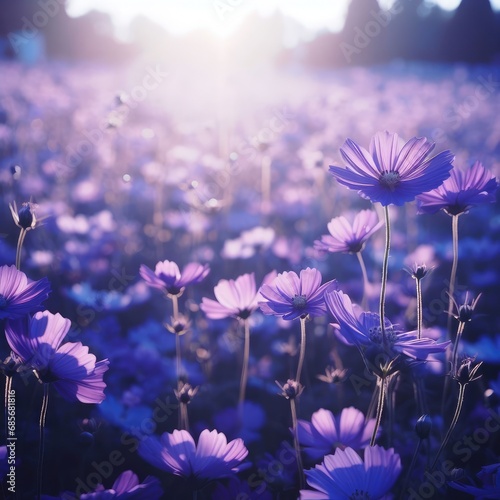 lavender field at sunset