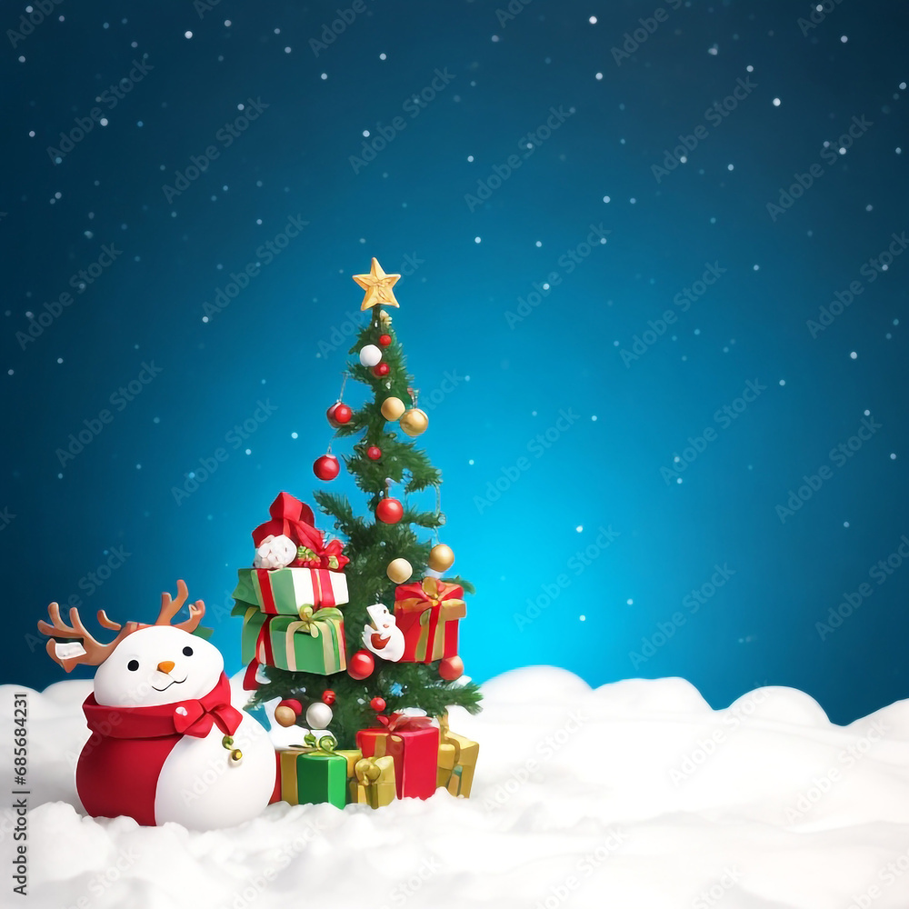 Merry christmas star images collections cute wallpapers ai generated