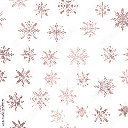 rosegoldene Schneeflocken overlayer transparenter Hintergrund