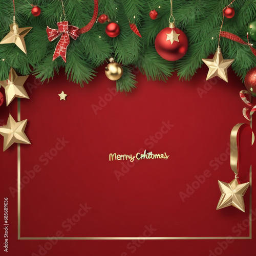 Merry christmas star images collections cute wallpapers ai generated