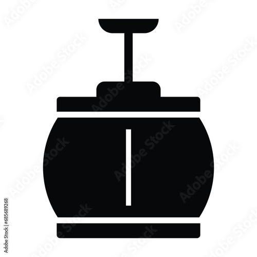 Chairlift, cable car icon