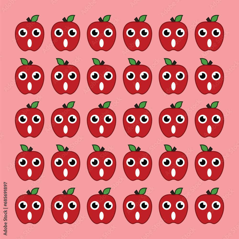 APPLE CARTOON BACKGROUND TEMPLATE VECTOR APPLE CARTOON BACKGROUND TEMPLATE VECTOR