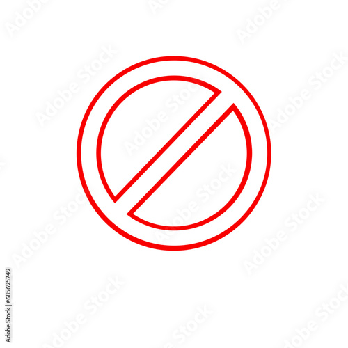 Free Download Prohibited Sign Icon Set - GFXLoad