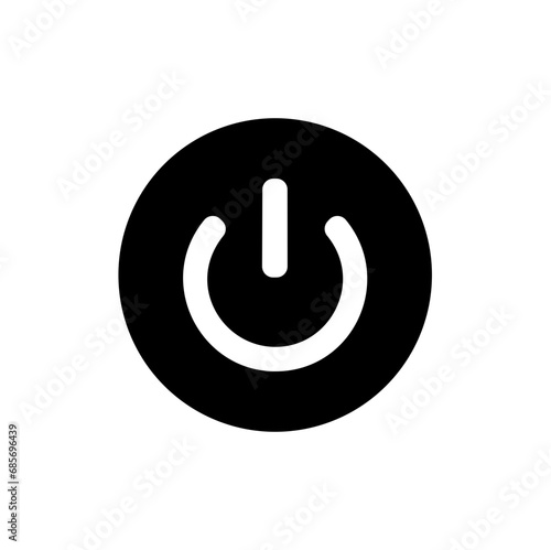 icon push button power