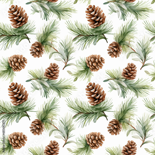 seamless pattern with cones