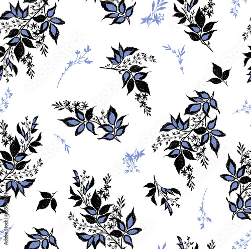 seamless floral pattern design for textile, wallpaper, home decor etc..
