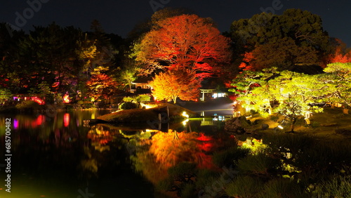 岡山後楽園ライトアップ12