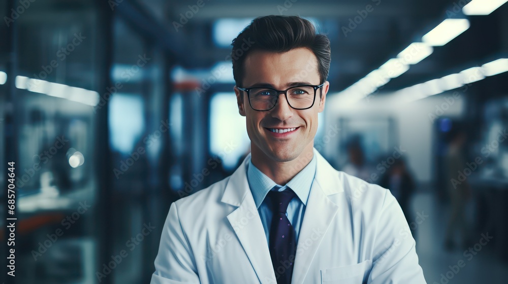 Fototapeta premium smiling doctor