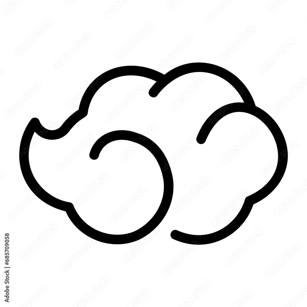cloud line icon cloud line icon
