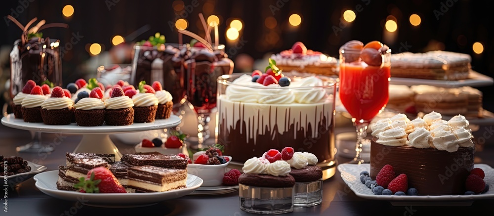 buffet table desserts Copy space image Place for adding text or design buffet table desserts Copy space image Place for adding text or design