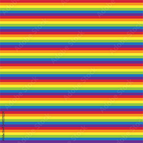 Wallpaper Mural rainbow colors horizontal striped seamless pattern background,colorful striped wallpaper vector. Torontodigital.ca