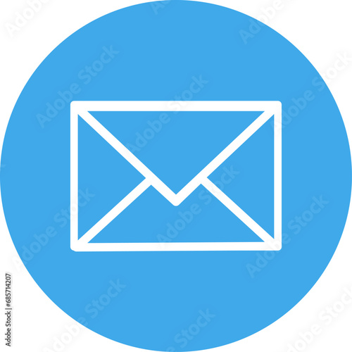 未開封の手紙のアイコンイラスト