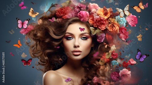 Cosmetic Beauty-themed Background for a Chic and Elegant Look, Perfect for Banners and Websites.