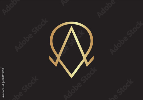 Modern minimalist logo design vector template. Editable vectors. © Mamun360