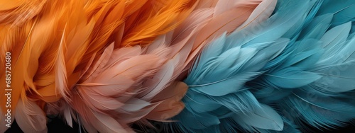 se feathers and their texture close up