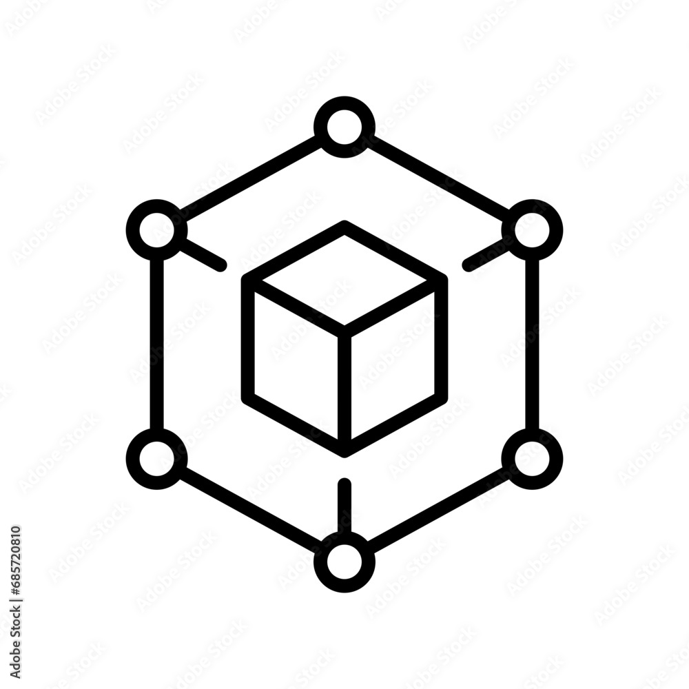 Framework icon. Simple outline style. Cloud, native, react, atom, computer technology concept. Thin line symbol. Vector illustration isolated. Framework icon. Simple outline style. Cloud, native, react, atom, computer technology concept. Thin line symbol. Vector illustration isolated.