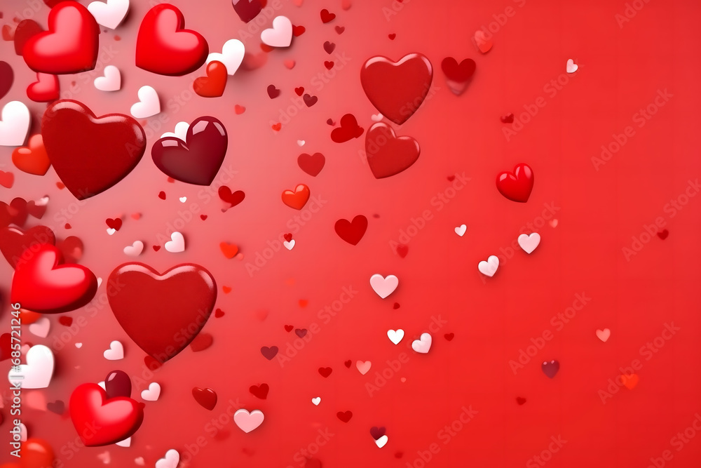 valentines day background, social media background for vday, full of romance cards with love, red rose and candles valentines day background, social media background for vday, full of romance cards with love, red rose and candles