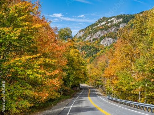Autumn colors at Grafton Notch State Park - Maine - scenic drive © Craig Zerbe