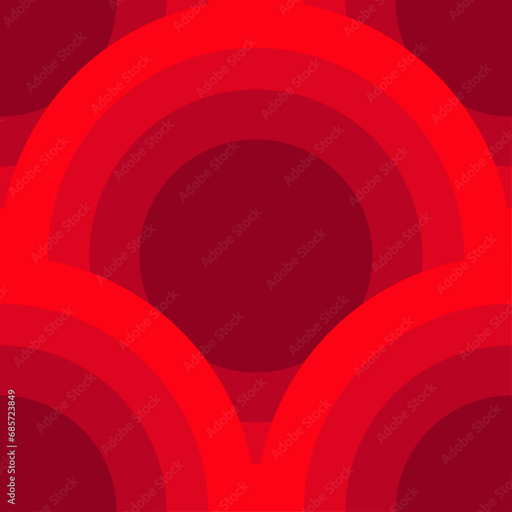 red wave circle gradient background illustration art abstract design