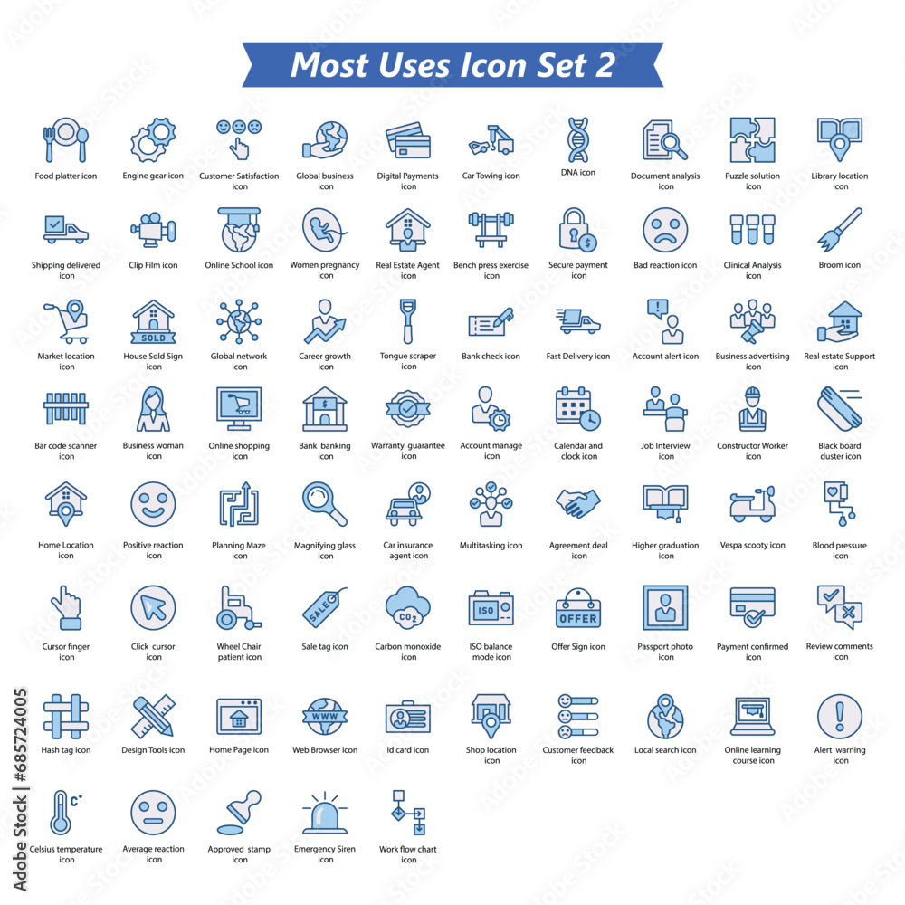 © Shaharea - Most Uses Icon Set 2