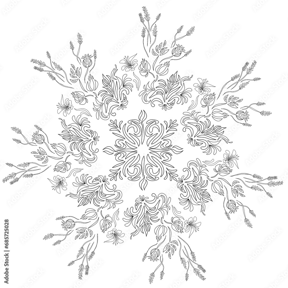 coloring, pattern black on white coloring, pattern black on white