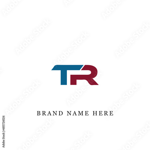 Free Download TR logo. T R design. White TR letter. TR, T R letter logo design. Initial letter TR linked circle uppercase monogram logo. - GFXLoad