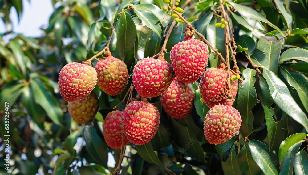 Lychee tree full of Lychee Lychee tree full of Lychee