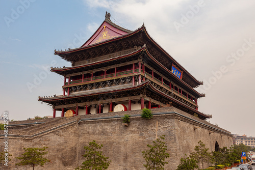 The Drum and Bell Tower of Xian in China