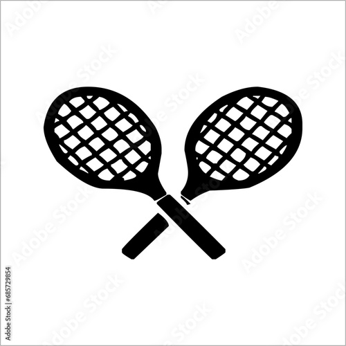 Illustration vector graphics of tennis icon