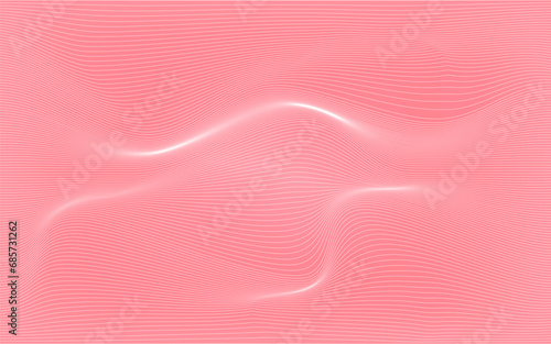 Dynamic line wave abstract and futuristic technology concept