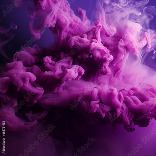 smoky purple background.