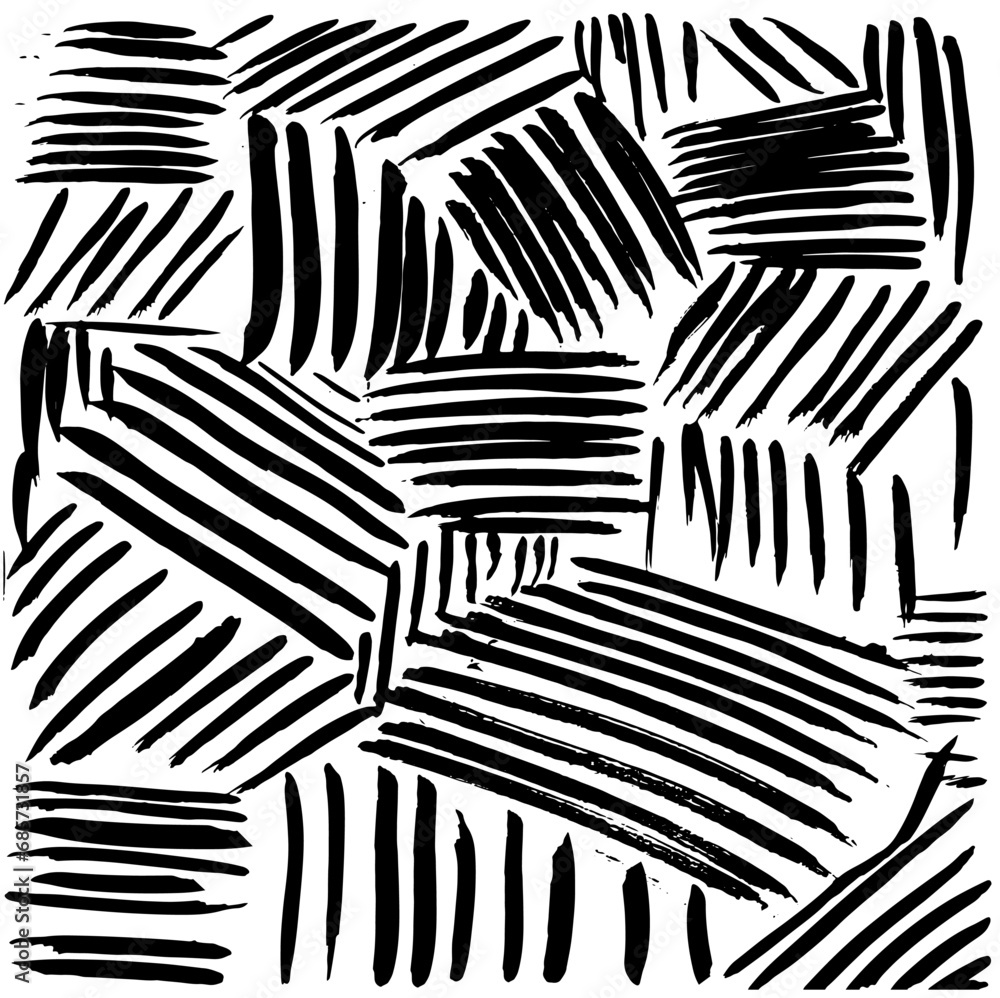 Vector hand drawn textures. Lines with different density and incline. Hatching drawn with pen. Abstract background.