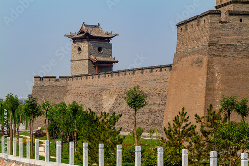 The Citywall of PIngyao in China photo