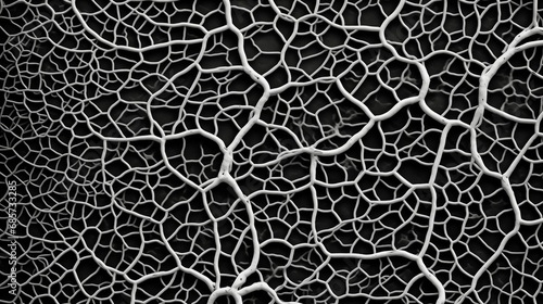 Microscopic Vines Form Abstract Patterns photo