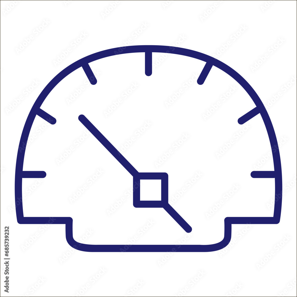 Monochrome icon with speedometers for your design. Monochrome icon with speedometers for your design.