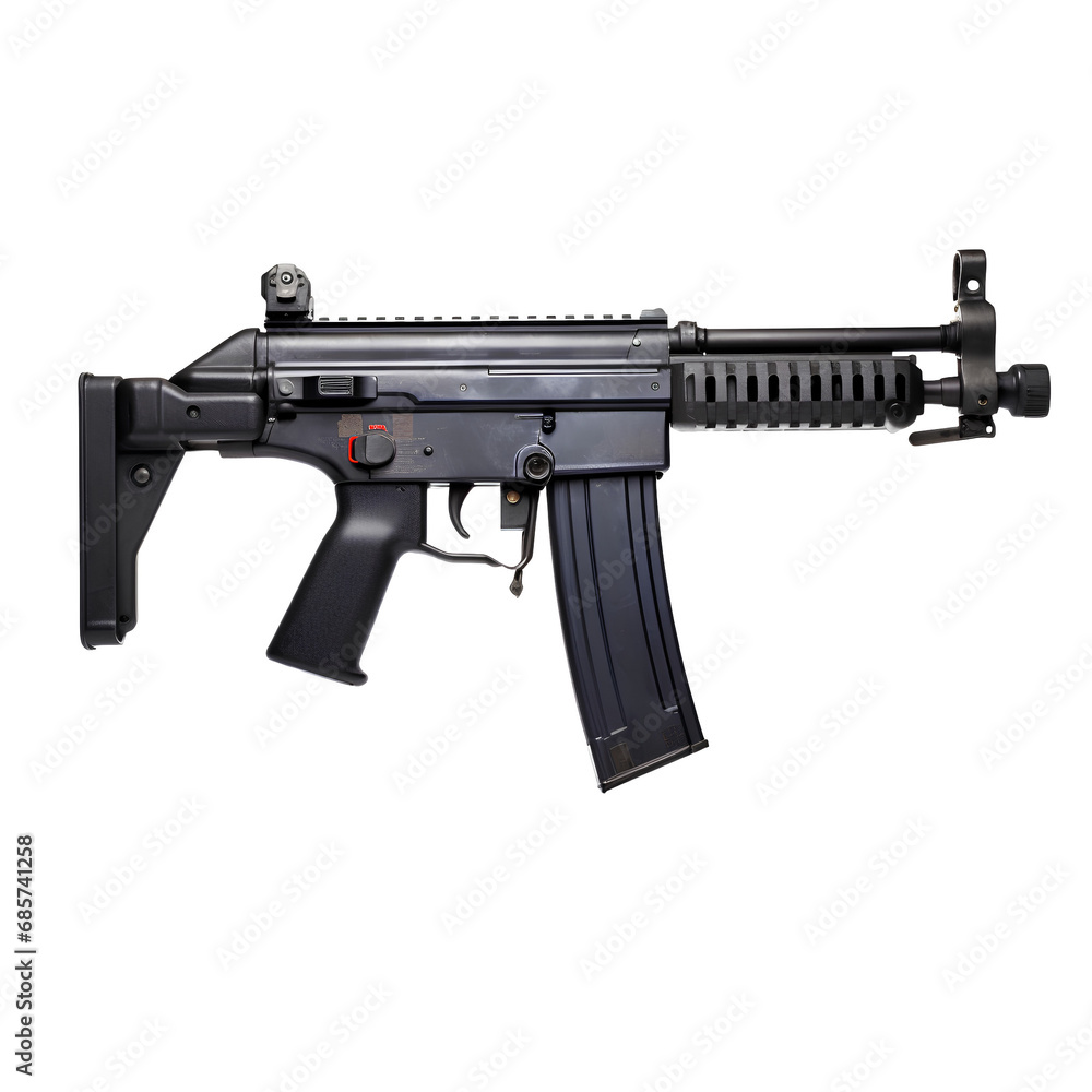 Rifle for use in war on transparent background PNG