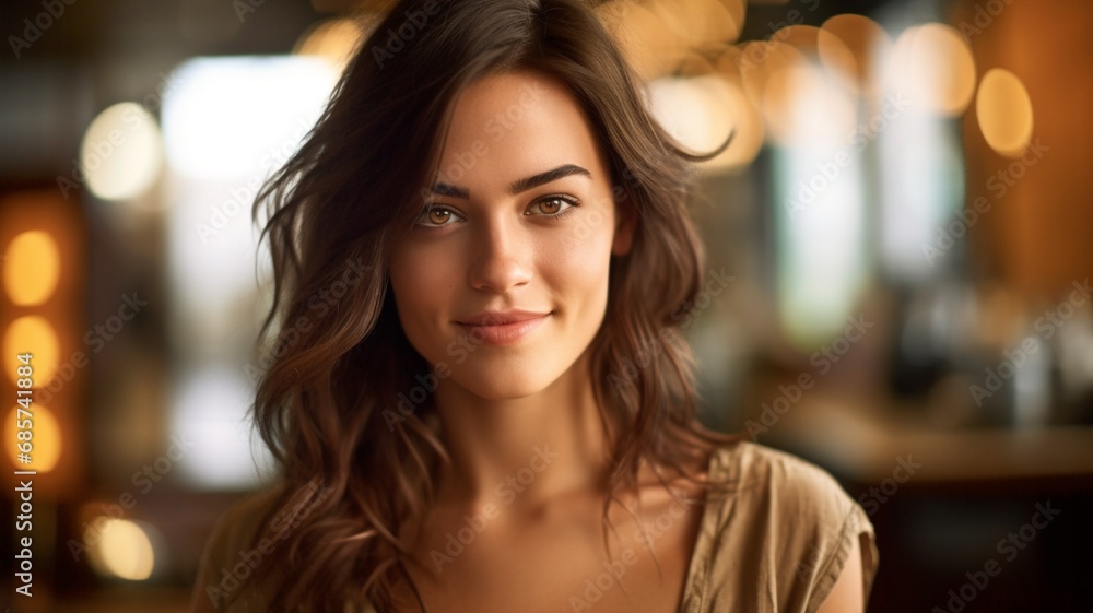 Effortlessly Charming Brunette - Authentic Everyday Beauty Effortlessly Charming Brunette - Authentic Everyday Beauty