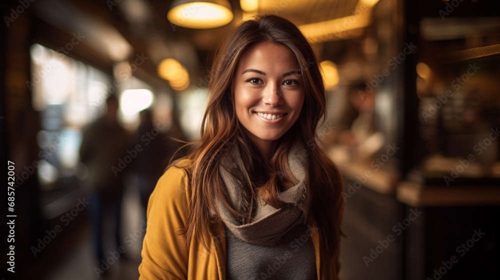 Joyful Woman with a Genuine Smile - Relaxed Lifestyle Portrait Joyful Woman with a Genuine Smile - Relaxed Lifestyle Portrait