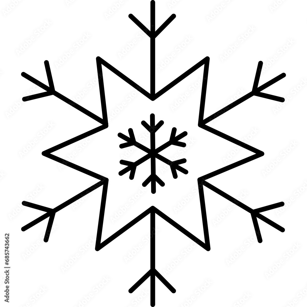 Obraz premium Snowflake