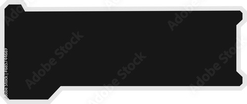 futuristic decal cyber tech label