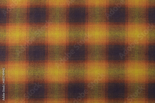 Ombre plaid pattern fabric texture background. 