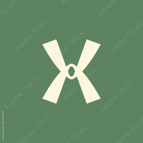 abstract letter H logo