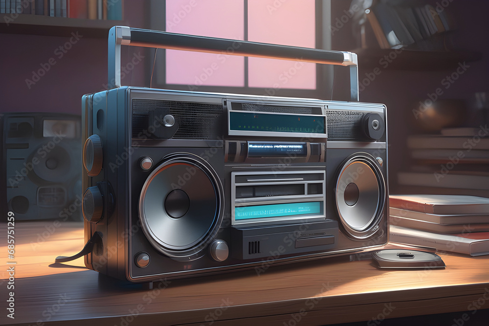 Fototapeta premium old radio recorder